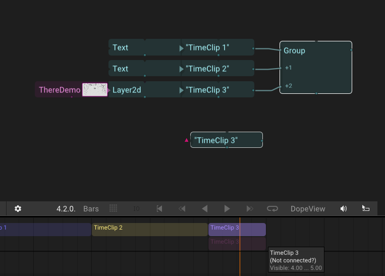 Inactive clip warning